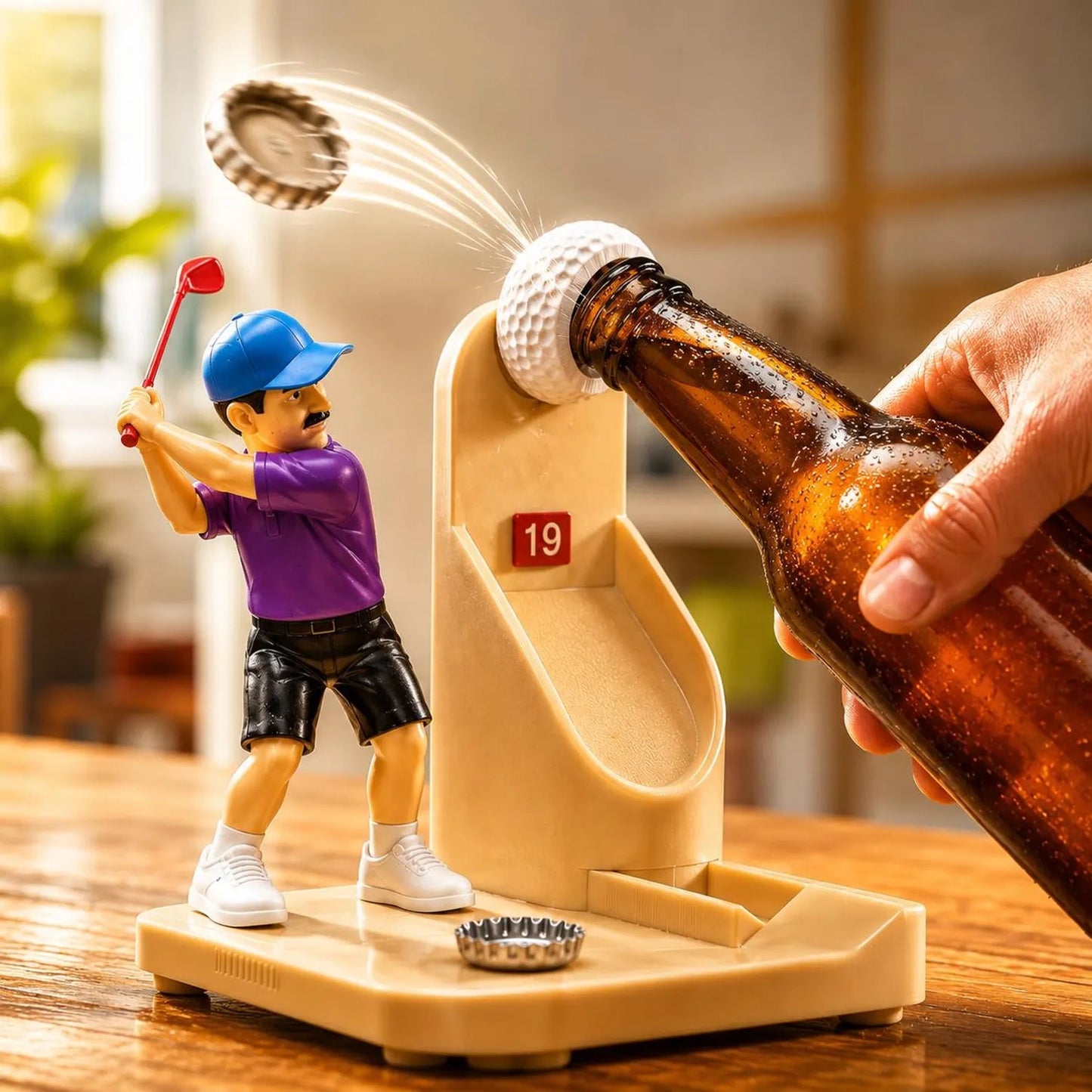 🔥1 za 99z🔥Nieprzegap okazji, 50% zniżki!⛳ 🏌️✨Zabawny otwieracz do butelek z motywem golfa