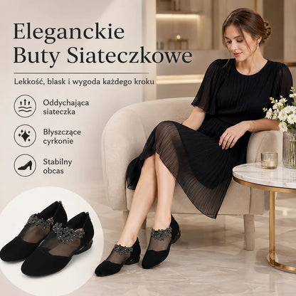 😍1 para 119 zł.✨【35-41】🏆 nowe damskie buty na koturnie z wydrążoną siateczką i miękkim spodem
