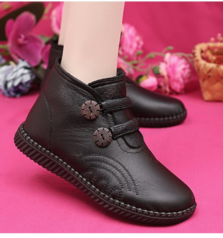 🔥🔥👢【49% OFF！！！】Μεγέθη 35–40: Γυναικείες μπότες από γνήσιο δέρμα με αντιολισθητικές σόλες, κατάλληλες για το φθινόπωρο και τον χειμώνα, χειροποίητες στην Ιταλία.