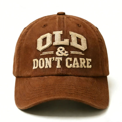 🧢 【50% popusta】💥Vruća novogodišnja rasprodaja 2026. | Vintage kapa s istrošenim motivom "STARO i nije me briga"