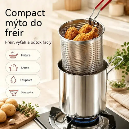 POSLEDNÍ DEN! -50% | Multifunkční fritéza 304 | Jednoduché, rychlé a bezproblémové vaření