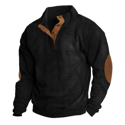 【S-3XL】Casualowa bluzka męska z długim rękawem