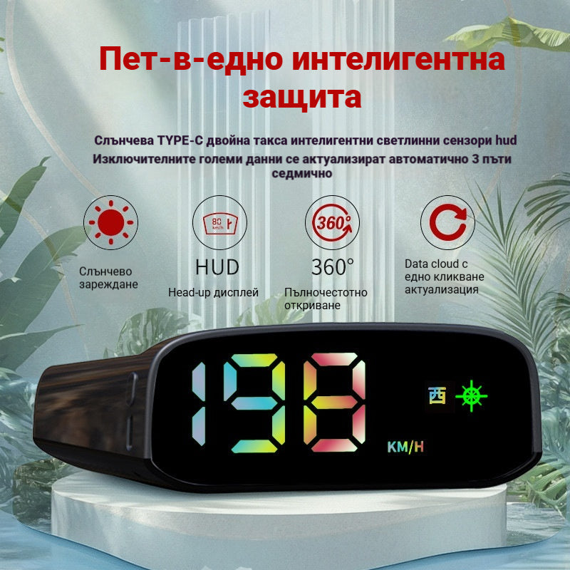 🚗【Najnovšia technologická inovácia roku 2026】🔥🔥【Kúpte jeden a druhý dostanete zadarmo】 Rýchlomer do auta s displejom napájaným solárnou energiou