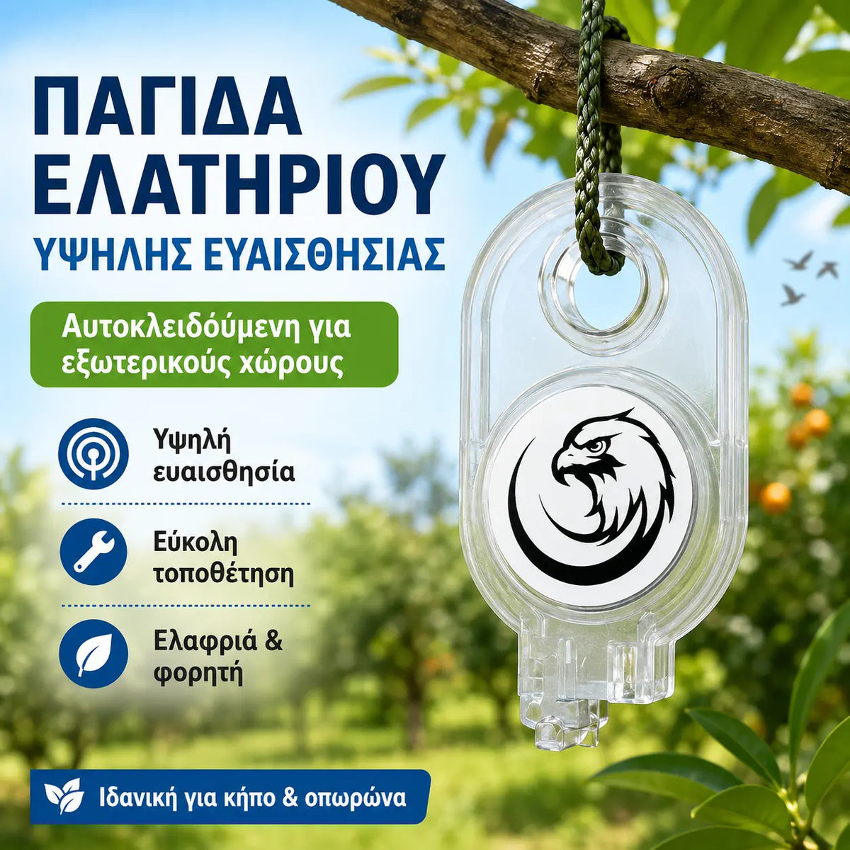 🐓🐦🔥【1 σετ 4 τεμαχίων】28 ευρώ】Εξωτερικές παγίδες με ελατήριο 4/8, αυτοασφαλιζόμενη παγίδα υψηλής ευαισθησίας