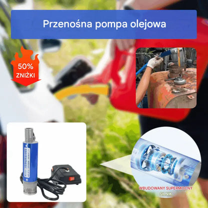 Nowa pompa olejowa Denaqi 21 V na baterię litową, pompa do oleju i wody o podwójnym zastosowaniu, bateria litowa