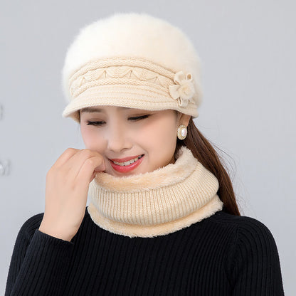 💥 50% SLEVA⛄【Čepice+Šála+Rukavice】Stylová a pohodlná plyšová čepice na podzim a zimu – ideální pro chladné dny!
