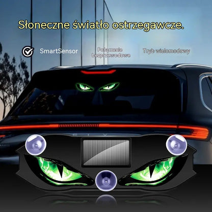 🚗👀 Lampa ostrzegawcza LED zasilana energią słoneczną | Przyciągnij całą uwagę i zwiększ bezpieczeństwo jazdy – bezprzewodowa, z automatycznym wykrywaniem i uniwersalnym zastosowaniem ✨
