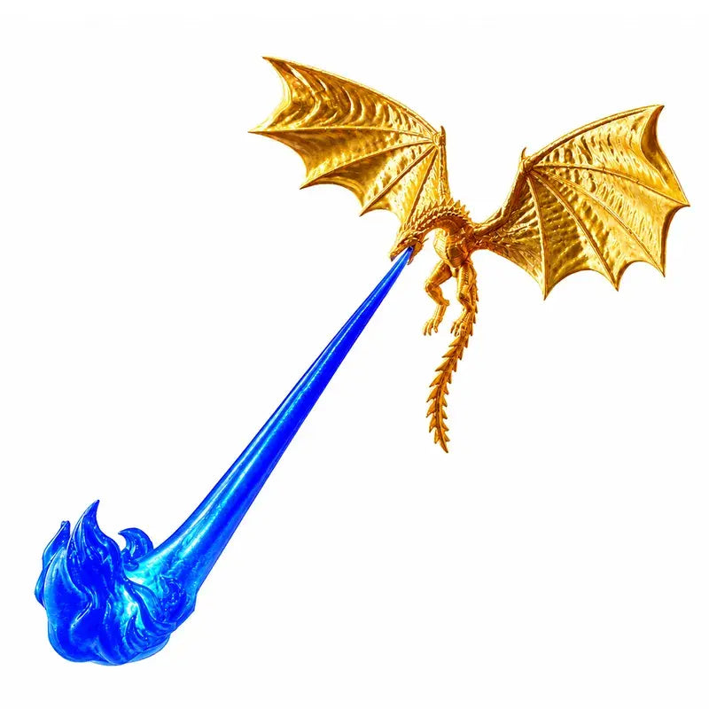 🐉🔥 Lampa LED 3D z ognistym smokiem | Fantazyjna świecąca dekoracja półki na książki