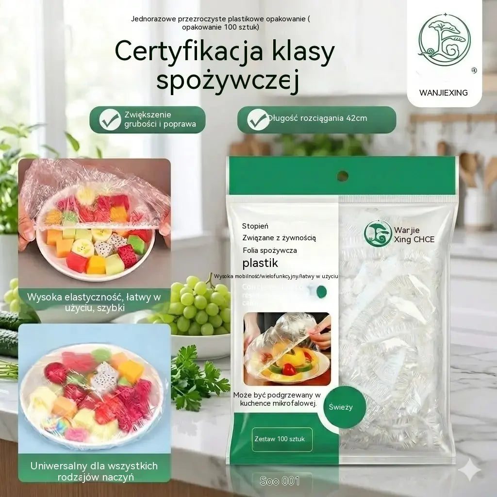 ⏳50% zniżki🔥Im więcej kupisz, tym więcej zaoszczędzisz🎁Jednorazowe, elastyczne pokrowce na żywność, odpowiednie na miski i talerze