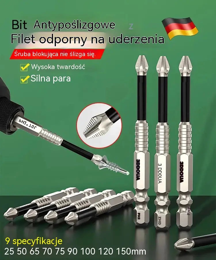 🧰⚒️ 【25-150 mm】Wiertarko-wkrętarka krzyżowa antypoślizgowa, supertwarda magnetyczna wiertarka elektryczna