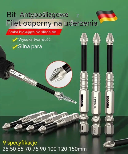 🧰⚒️ 【25-150 mm】Wiertarko-wkrętarka krzyżowa antypoślizgowa, supertwarda magnetyczna wiertarka elektryczna