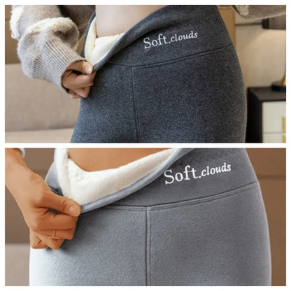 🔥[S-5XL] 2025 Kaszmirowe legginsy termiczne z wysokim stanem na jesień i zimę, można nosić na zewnątrz