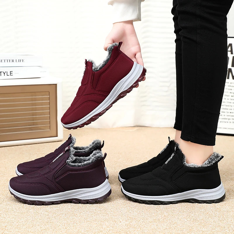 👢【Venta caliente🏆】【36-41】Zapatos de algodón grueso impermeables y antideslizantes para nieve