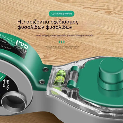 🔥Εργαλεία Ξυλουργικής Ανθεκτικό χειροκίνητο τύμπανο με γραμμή κιμωλίας με ισοπεδωτή