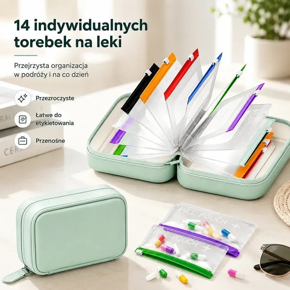 💊 Torby na leki A8 – 50% taniej! Kup jedną, drugą gratis! Oferta ograniczona czasowo! Wodoodporne, odporne na zginanie, kompaktowe i przenośne, idealne w podróży i do codziennego przechowywania leków, witamin i suplementów. 💖✨