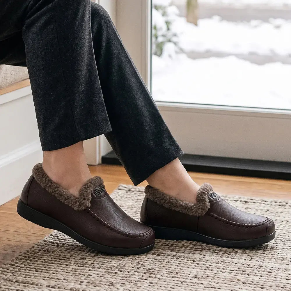 【35-40】Nowe damskie buty zimowe dla mam – wodoodporne, antypoślizgowe, wsuwane, uniwersalne, casualowe, ocieplane