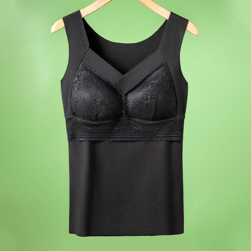 【L-4XL】Δαντελένιο σουτιέν τύπου camisole με εξαιρετικό σχέδιο στην πλάτη· ανασηκώνει και συγκεντρώνει αποτελεσματικά το στήθος, αποτρέποντας τη χαλάρωση ✅【Συνιστάται από γιατρούς】