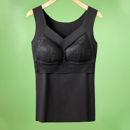 【L-4XL】Δαντελένιο σουτιέν τύπου camisole με εξαιρετικό σχέδιο στην πλάτη· ανασηκώνει και συγκεντρώνει αποτελεσματικά το στήθος, αποτρέποντας τη χαλάρωση ✅【Συνιστάται από γιατρούς】