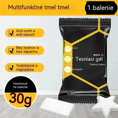 【10 kusov za 22 €】🔧 Biely vodeodolný tesniaci tmel – Opravuje otvory, steny a potrubia klimatizácie 💧🏠