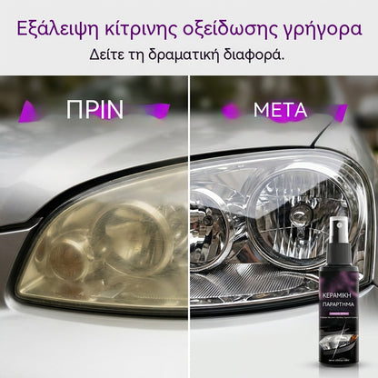 【2 σετ €29】Κιτ φροντίδας προβολέων: Καθημερινός καθαρισμός, λάμψη και αποκατάσταση των προβολέων του αυτοκινήτου.