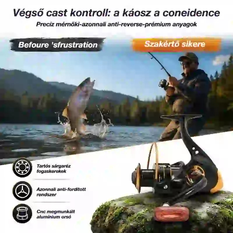 🦈🦈 Nagy kapacitású pergető orsó
