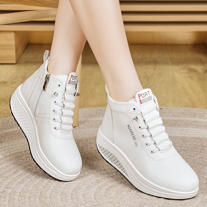 🎁👢【35-41】2026 Φθινόπωρο/Χειμώνας Νέο Στυλ Άνετα και Αναπνέοντα Γυναικεία Παπούτσια, Αύξηση Ύψους 5cm