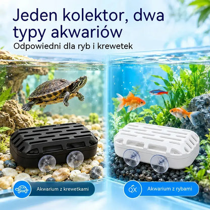 1 sztuka 89zł  🐢 Zbiornik na odchody żółwi do akwarium · Zbieranie grawitacyjne · Dwie przyssawki · Łatwe czyszczenie!
