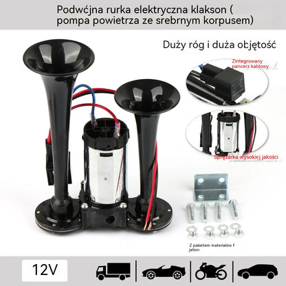 🚗🚂📣Klakson pneumatyczny do pociągów, ciężarówek i samochodów