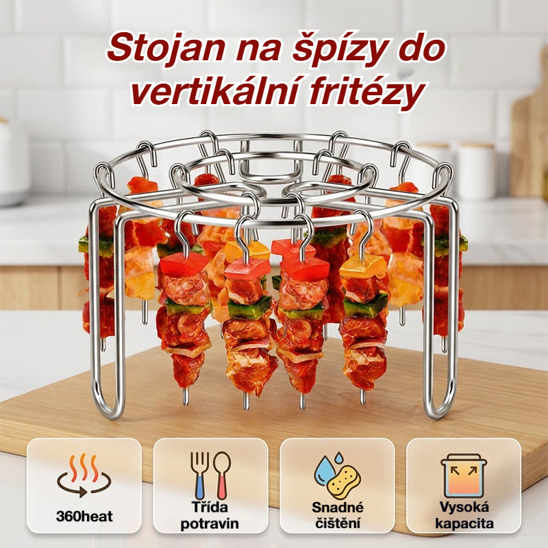 2 položky za 650 českých korun✨Nerezový gril na kebab🍢