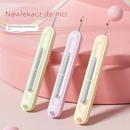 Narzędzie 2 w 1: nawlekacz i prujka do szwów