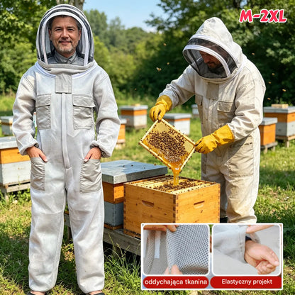 【M-2XL】🐝Kombinezon pszczółki wykonany z bawełnianej siateczki 3D