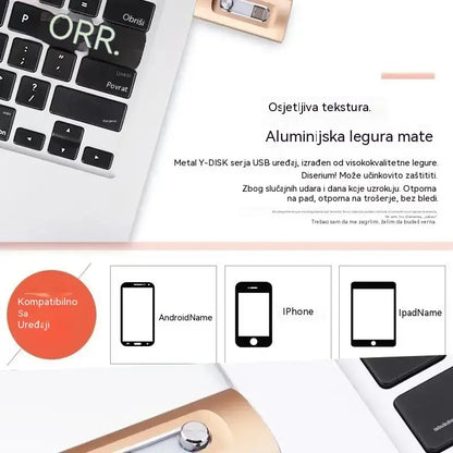 ⚡【✨Vremenski ograničena ponuda】4-u-1 USB flash pogon za iPhone/iPad/Android/PC