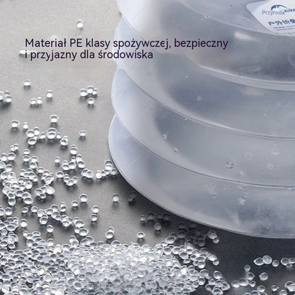 💧🚰 Składany pojemnik na wodę z kranem – pojemność 5 litrów, kompaktowy i praktyczny, idealny na kemping 🏕️✨