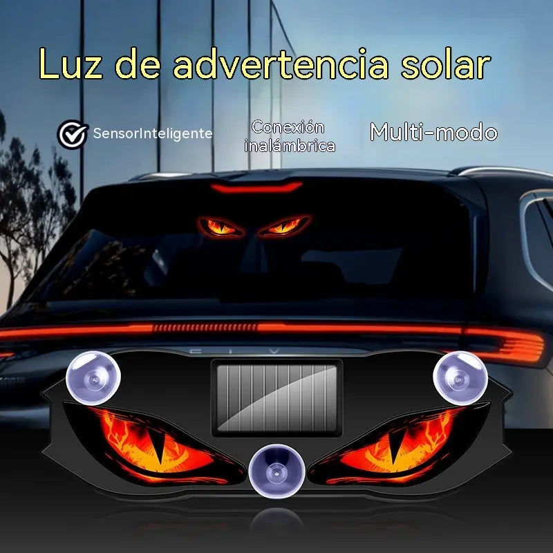 🚗👀 Solarno LED svjetlo za upozorenje za automobil | Privlači svu pažnju i poboljšava sigurnost vožnje: Bežično, s automatskim prepoznavanjem i univerzalnom aplikacijom ✨