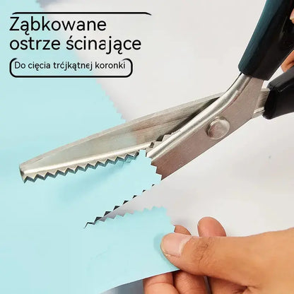 🔥Kup 1, a 1 dostaniesz gratis✂️Nożyczki zygzakowate ze stali nierdzewnej