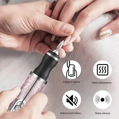 1 sztuka 89zł 💅👍 Przenośna mini-polerka do paznokci – usuwa martwy naskórek i pielęgnuje paznokcie.