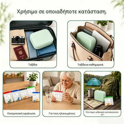 (Σελίδα 14)💊 Αδιάβροχη τσάντα φαρμάκων – Φορητή θήκη οργάνωσης φαρμάκων και αξεσουάρ, ιδανική για ταξίδια, σπίτι και καθημερινή χρήση