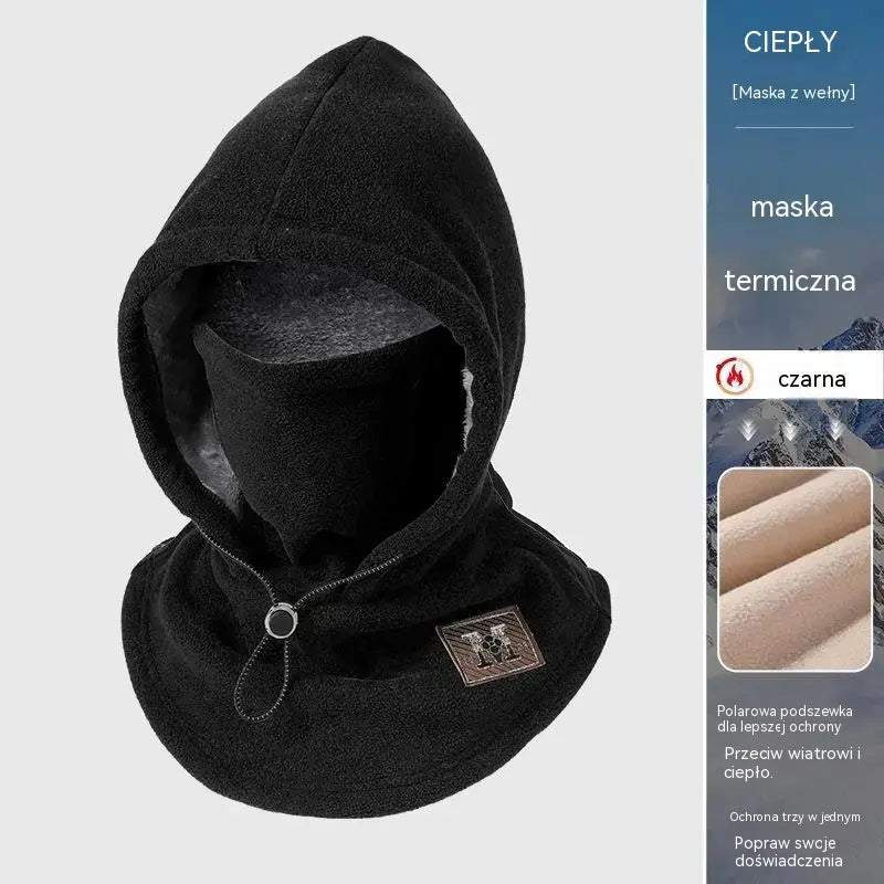 ☃ Bluza z kapturem i podszewką z polaru typu „3 w 1” – niezbędnik podczas jesiennych i zimowych przejażdżek rowerowych.
