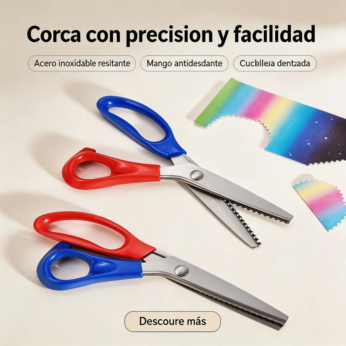 Tijeras de costura y encaje DIY ，Corte preciso y fácil en todo momento, ayudándote a crear tus propias obras maestras
