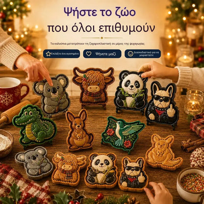 🥧【2 για 25 ευρώ】 Σειρά από καλούπια για μίνι κέικ σε σχήμα ζώων