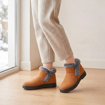 👢【36-43】✨Wsuwane śniegowce damskie z futerkiem😍