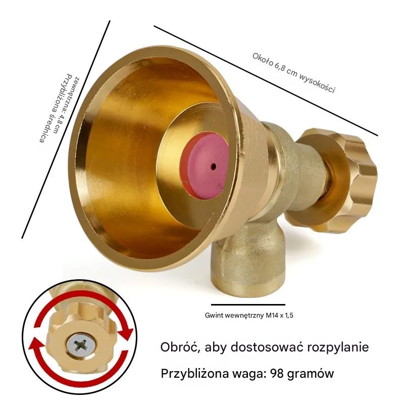💦🔥【2 sztuka, 99 zl】Specjalna oferta ograniczona czasowo🔥Mosiężna dysza opryskiwacza rolniczego z regulowaną dyszą 🌾