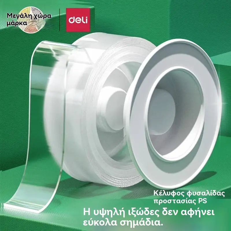 💧 【【2 τόμοι】3cm*1m*2mm——26€】Νανοκολλητική διπλής όψης, υψηλού ιξώδους, διαφανής ακρυλική ταινία, αδιάβροχη, ανθεκτική στη σκόνη