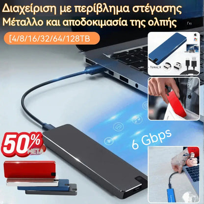 【8TB】⚡ Πολυλειτουργικός σκληρός δίσκος USB 3.0 υψηλής ταχύτητας | Γρήγορη μεταφορά, ευρεία συμβατότητα, αποθήκευση χωρίς προβλήματα 💻📦