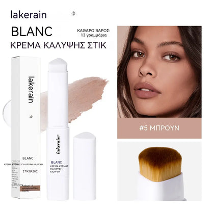 【2 προϊόντα με 29€】Τριγωνικό στικ foundation που αλλάζει χρώμα – Σύνθεση 2-σε-1 διπλής όψης: Ανάλαφρη, ενυδατική και με δράση λείανσης των πόρων