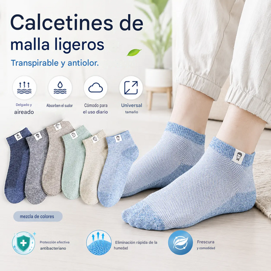 10 pares por 27 euros🔥⚡🧦 Calcetines transpirables, antibacterianos y resistentes al olor para hombre