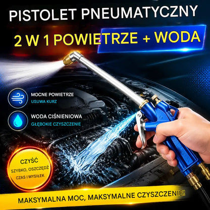 🔥1 zestaw 99zł🚗💦 Pistolet pneumatyczny do czyszczenia 2 w 1 – mocne powietrze i woda pod ciśnieniem do dokładnego czyszczenia 🔥