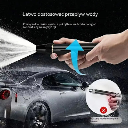🚿 【1 zestaw 2 sztuk】🔥Ostatni dzień oferty specjalnej! 🔥💧 Pistolet na wodę wysokociśnieniowy: do mycia samochodu, ogrodnictwa, 10 razy większe ciśnienie, wiele funkcji ⚡