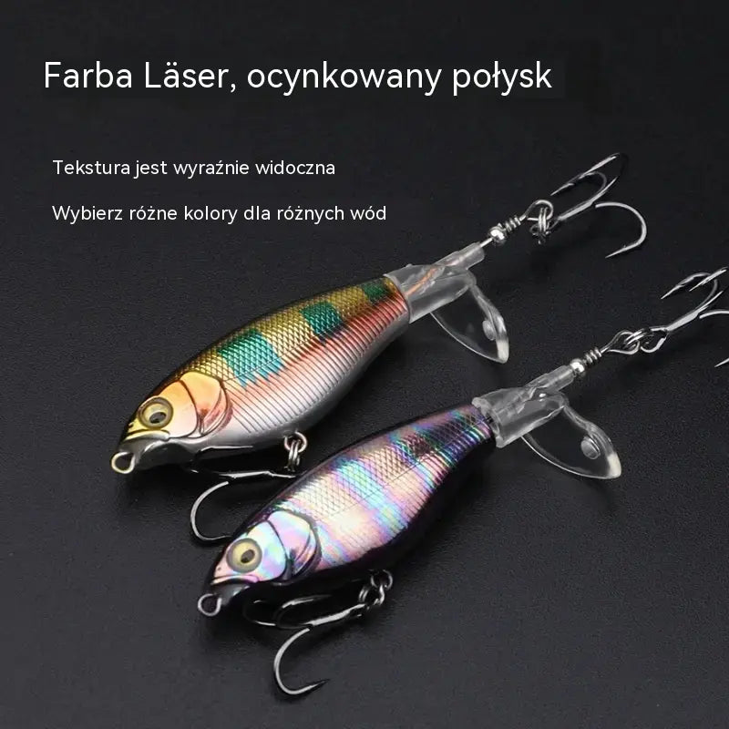 🐟🎣【6 sztuk】Przynęta w kształcie śmigła Bionic Minnow Tractor