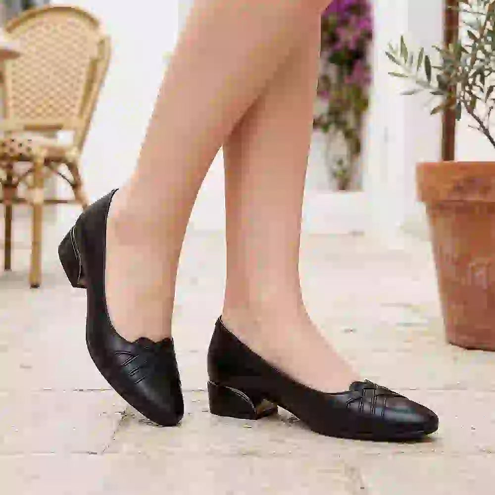 【35-40】👠Kobiece buty w stylu retro z noskiem w szpic – niewidoczny koturn – lekkie buty biurowe w stylu francuskim